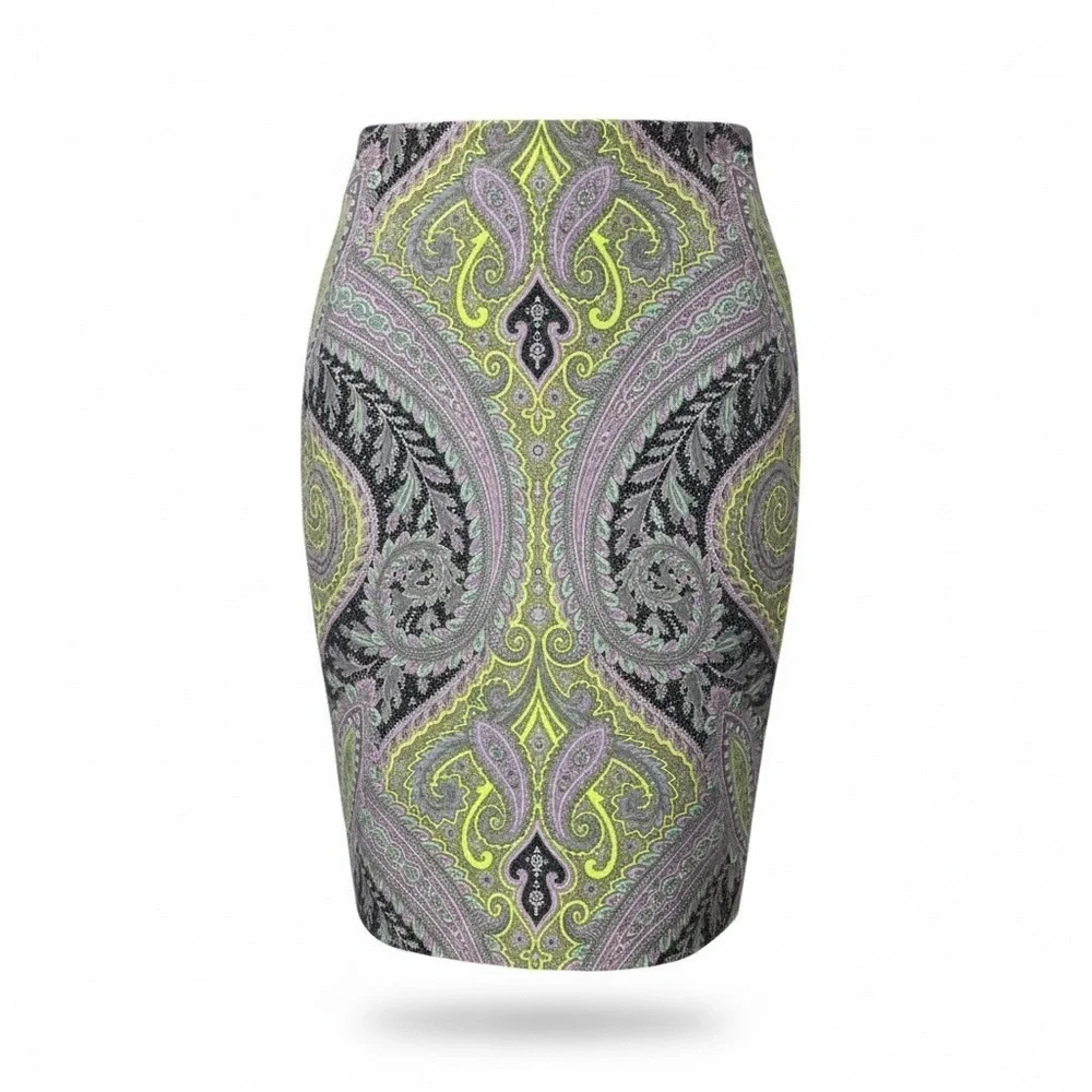 J.Crew‎ Sovereign Paisley Pencil Skirt